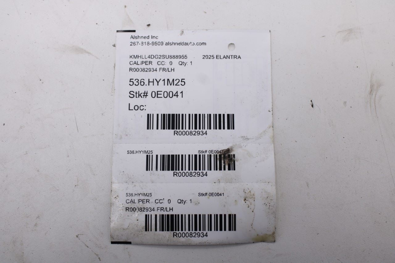2021-26 Hyundai Elantra SE Front Left Driver Side Disc Brake Caliper 58180-AAA0014
