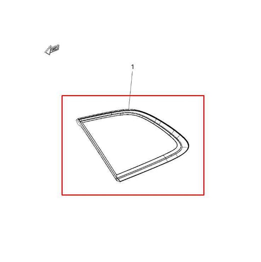 2015-2018 Jeep Cherokee Limited Rear Right Side Quarter Window Glass *ReaD* - Alshned Auto Parts