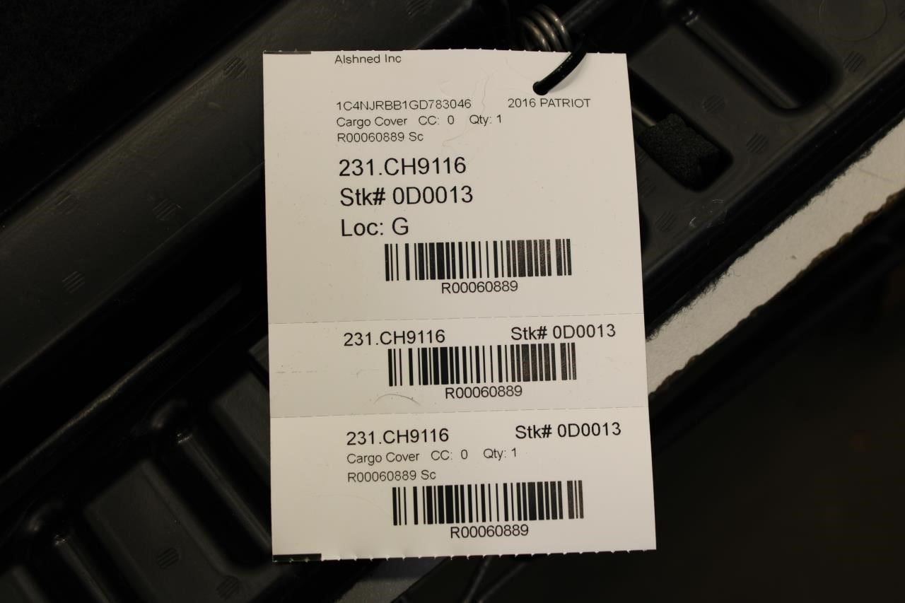 2011-17 Jeep Patriot Compass Rear Trunk Spare Tire Cargo Floor Cover 1BL86TRMAG - Alshned Auto Parts