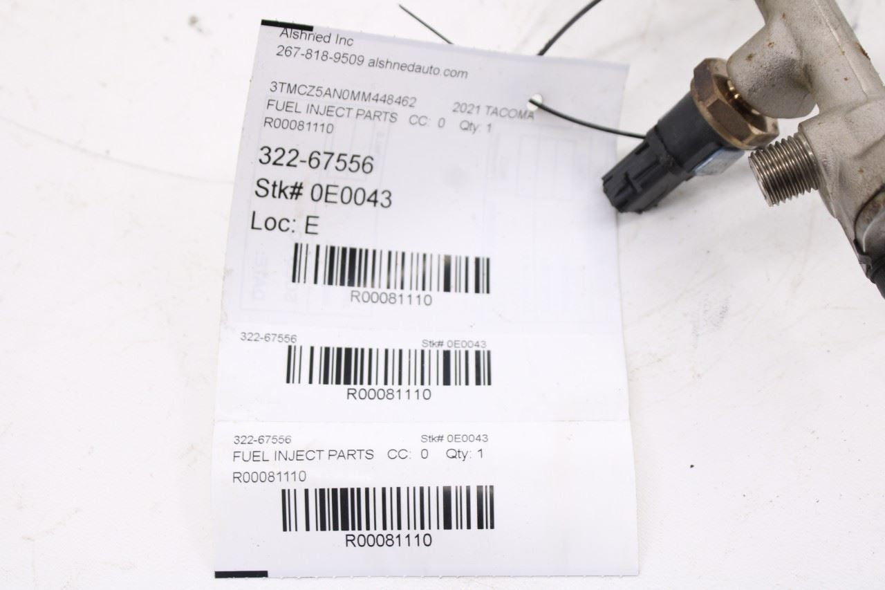 2015-2023 Toyota Tacoma SR5 Double Cab 3.5L Left Side Lower Fuel Delivery Rail13