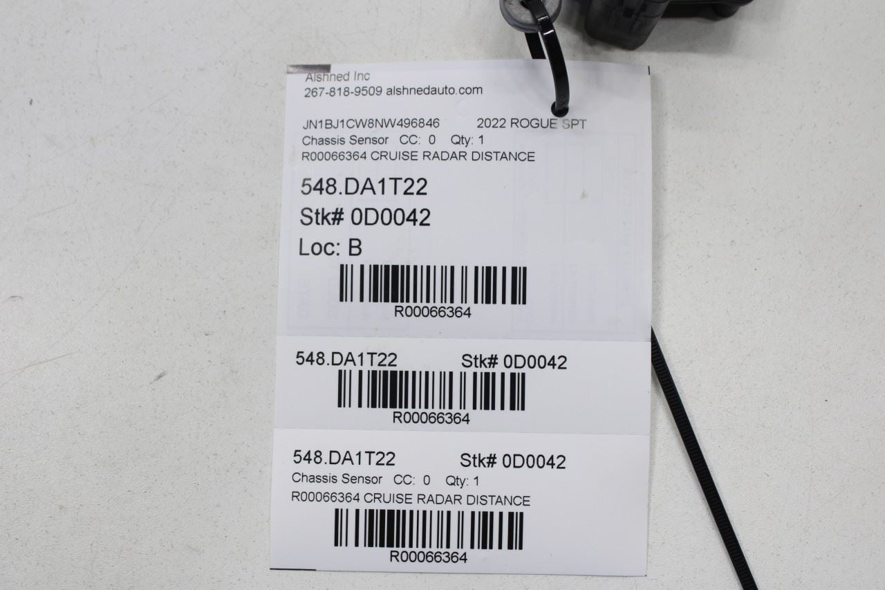 17-2022 Nissan Rogue Sport SL Front Cruise Control Radar Distance Sensor Module - Alshned Auto Parts