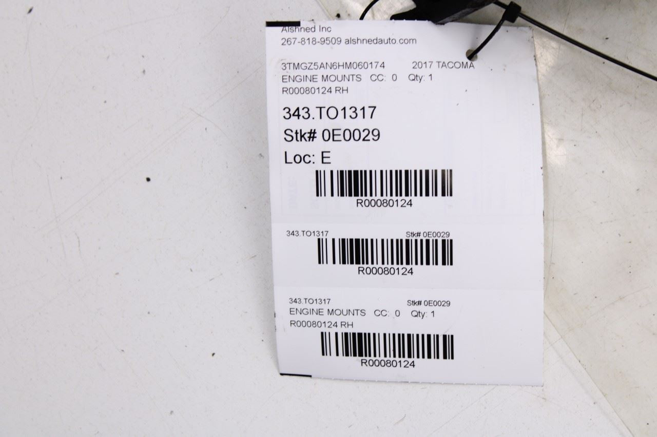 2016-2023 Toyota Tacoma 3.5L 4x4 Front Right Engine Mount Insulator 12361-0P130 - Alshned Auto Parts
