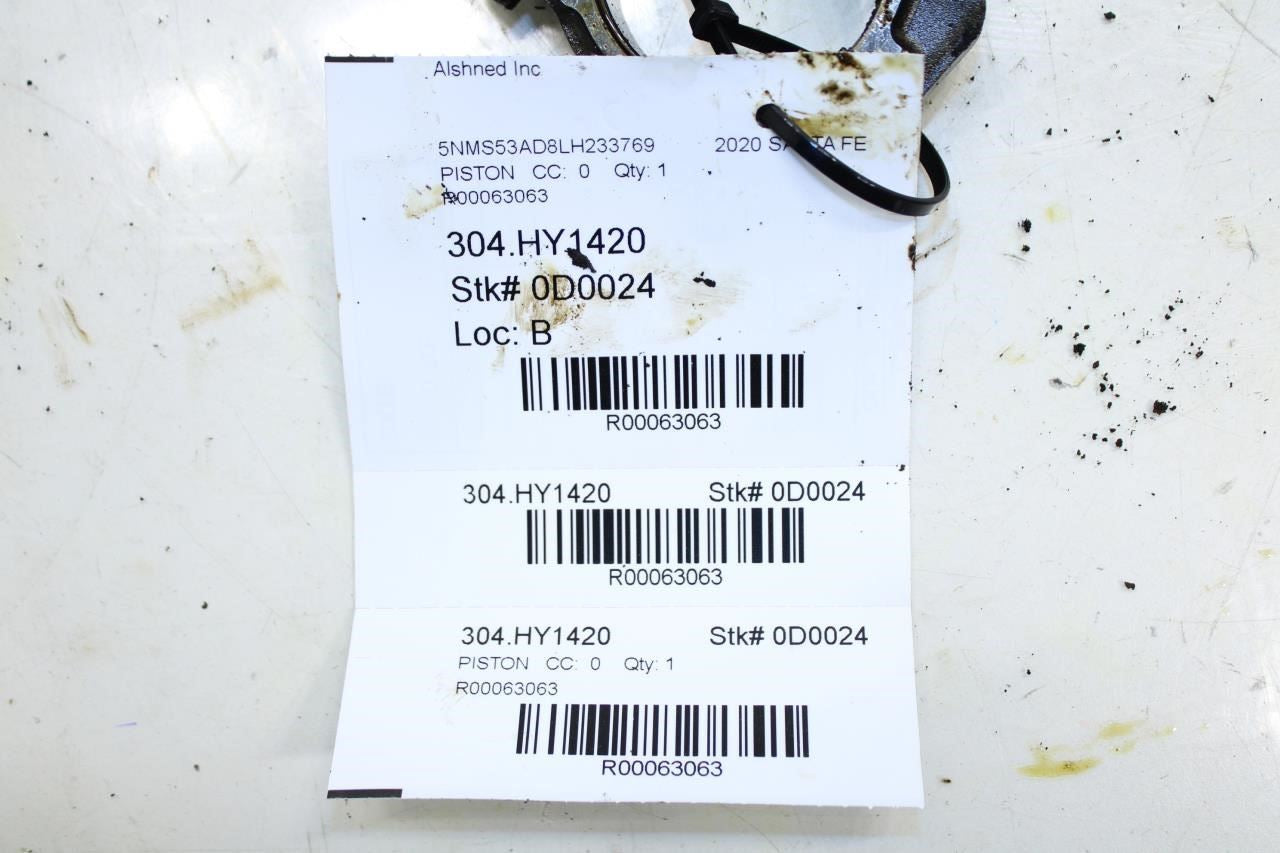 19-20 Hyundai Santa Fe 2.4L Engine Piston w/ Connecting Rod No2 23510-2GGC0 OEM - Alshned Auto Parts