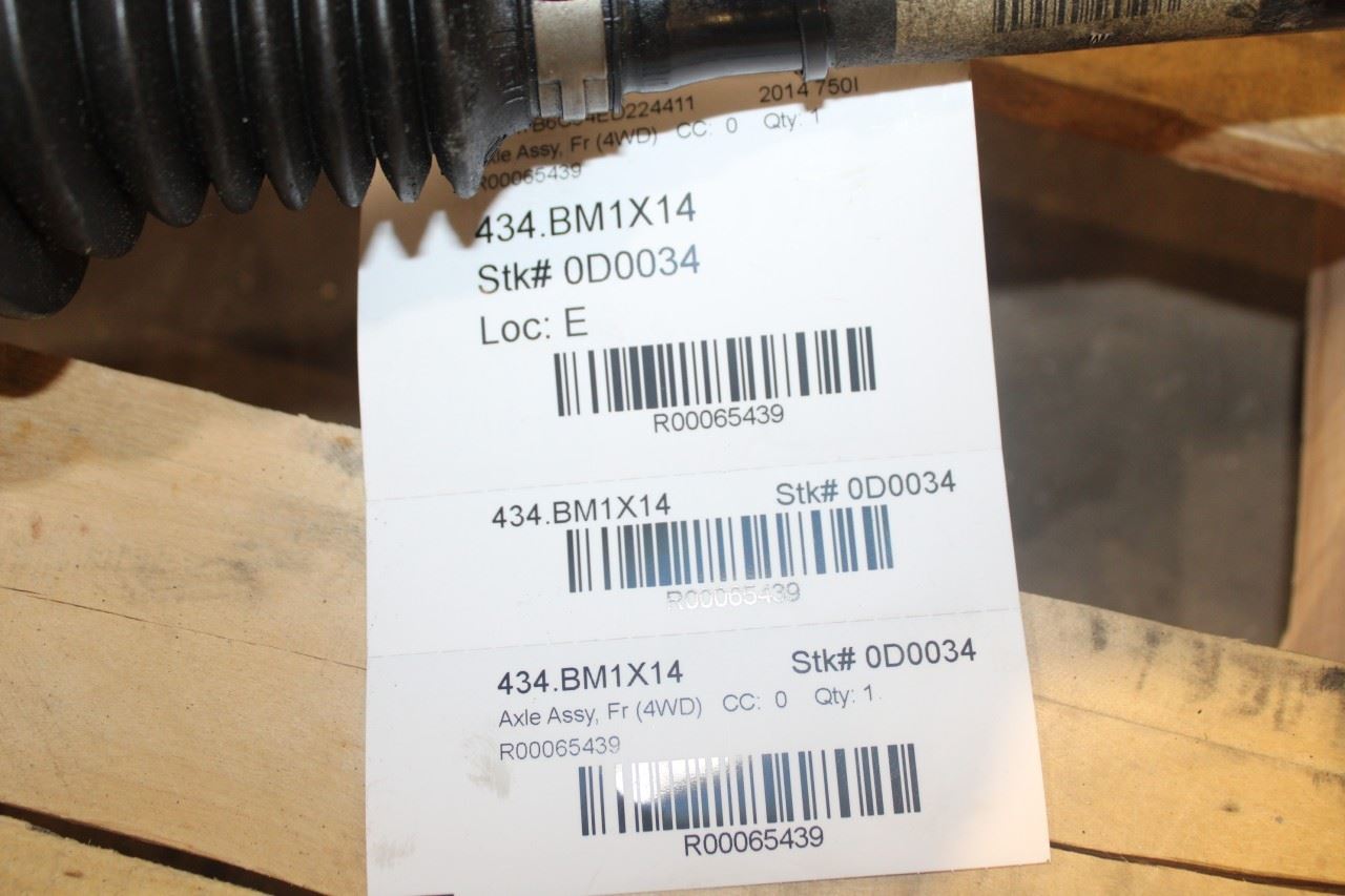 10-15 BMW 750I xDrive AWD Front Right Side CV Axle Drive Half Shaft 31607606026 - Alshned Auto Parts