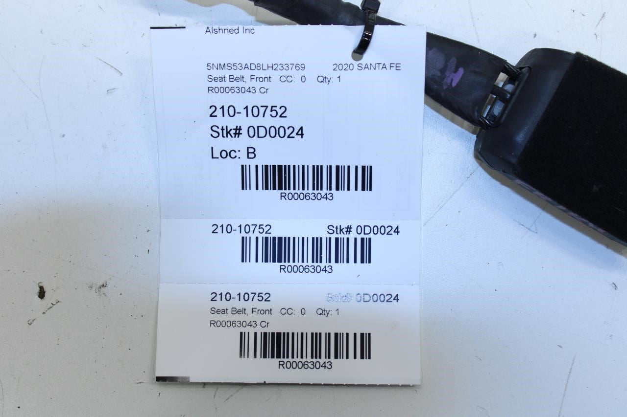 2019-23 Hyundai Santa Fe Limited Front RH Side Seat Belt Buckle 88840-S2000-NNB - Alshned Auto Parts