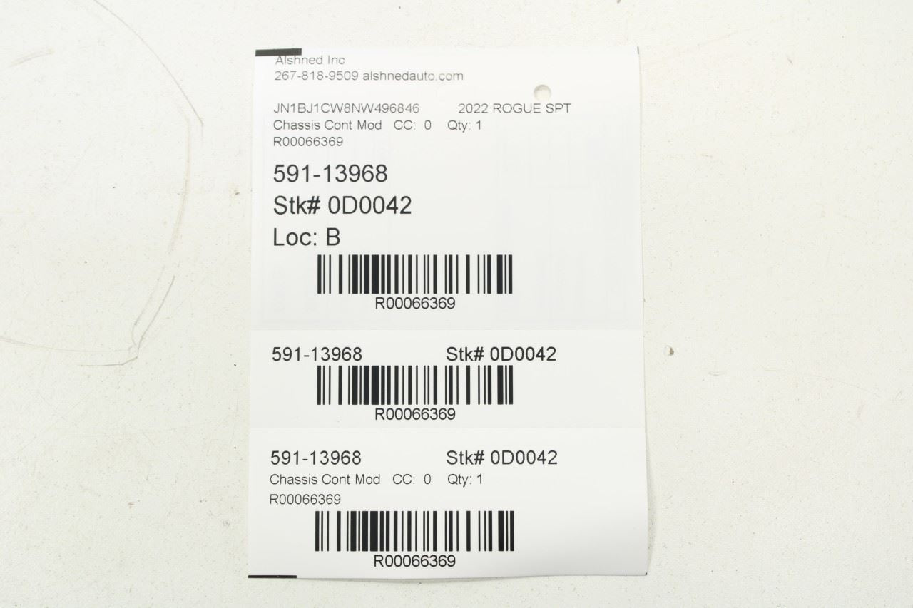 2020-2022 Nissan Rogue Sprt SL AWD Camera Controller Control Module 284A1-6MR0A - Alshned Auto Parts