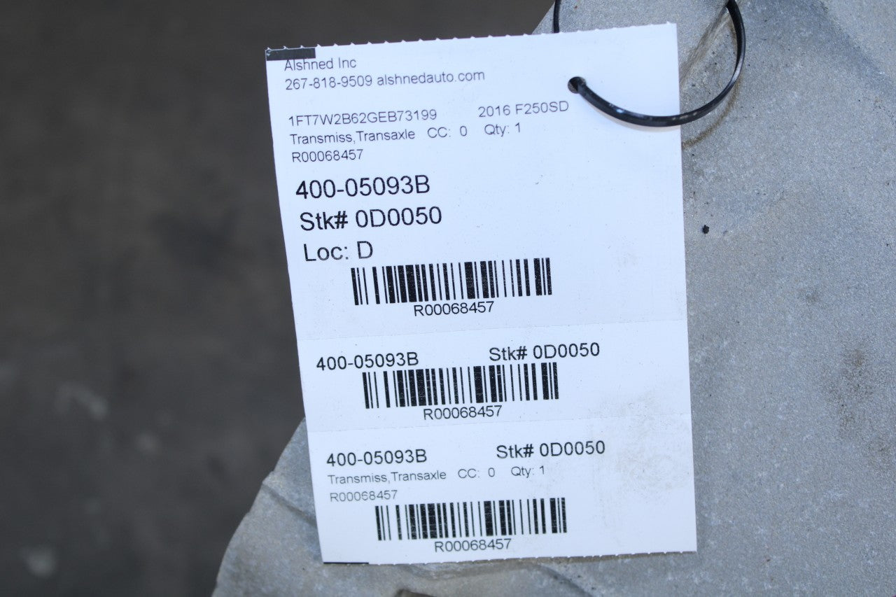 15-16 Ford F250 Crew Cab 6.2L 4WD 6-Spd Auto Transmission 137K FC3P-7000-CA OEM - Alshned Auto Parts