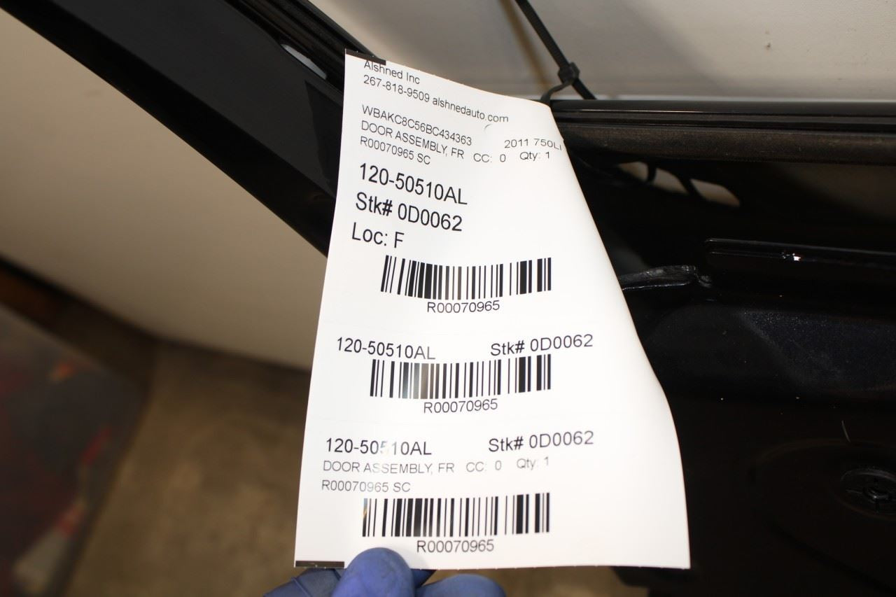 2010-2015 BMW 750Li xDrive Front Left Driver Door Shell Panel 41007203977 OEM - Alshned Auto Parts