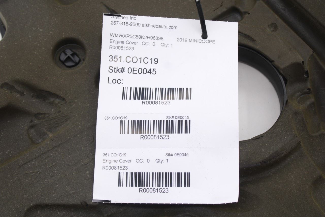 2014-2020 Mini Hardtop Cooper 1.5L Engine Appearance Motor Cover 11-12-8-601-635 - Alshned Auto Parts