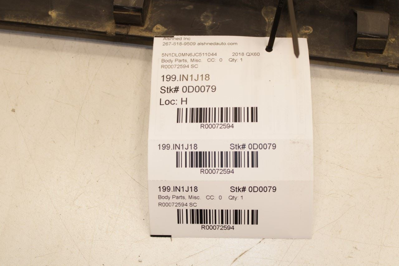 2016-2020 Infiniti QX60 Front Left Side Door Exterior Lower Molding 80877-9NB0A - Alshned Auto Parts