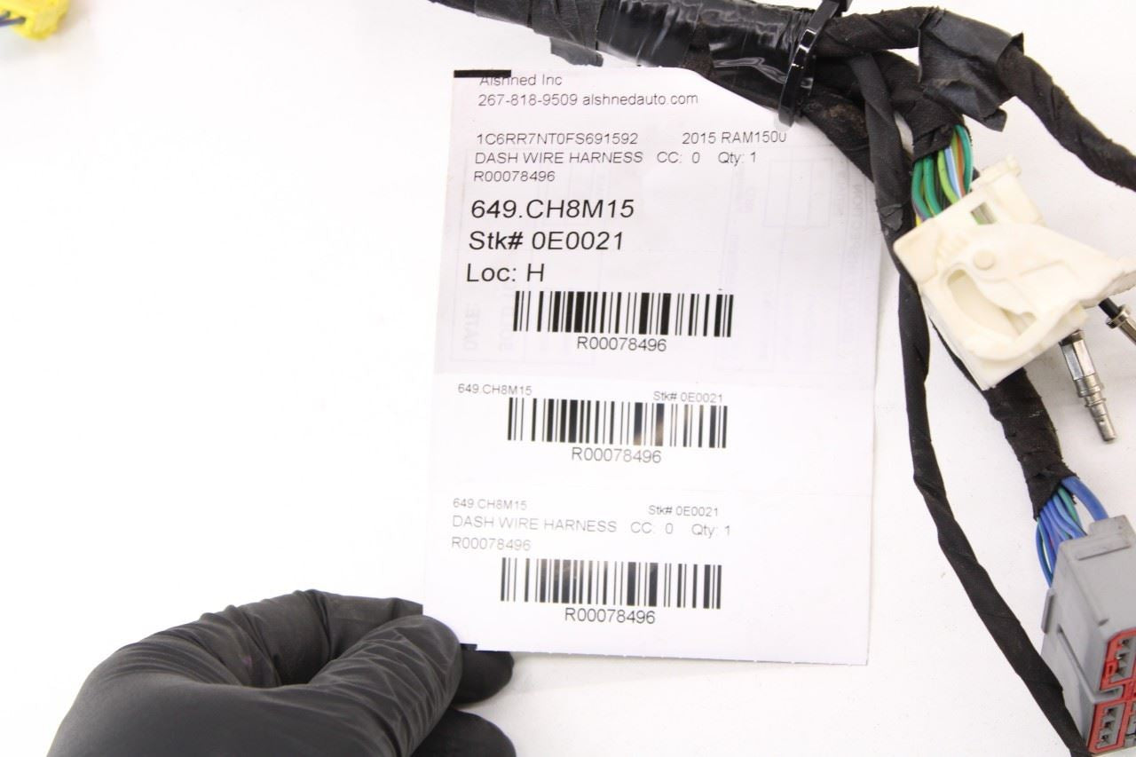 2015 Ram 1500 Laramie Dash Instrument Panel Wiring Harness 68240630AB OEM - Alshned Auto Parts
