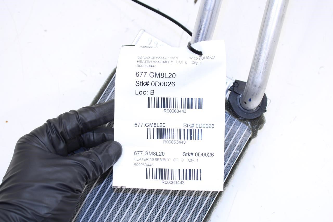18-24 Chevrolet Equinox LT HVAC Heater Core Radiator w/ Tube 16464743 OEM *ReaD* - Alshned Auto Parts