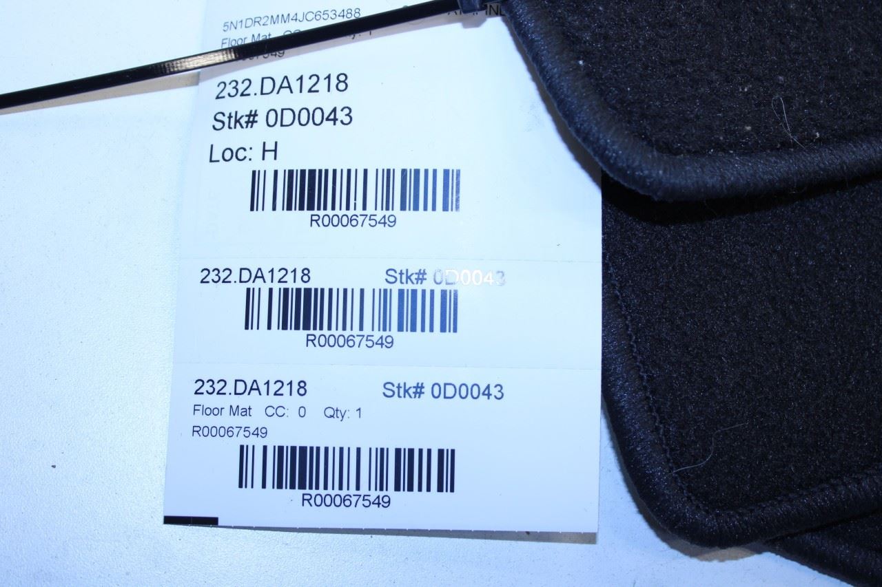 2013-20 Nissan Pathfinder SV Front and Rear RH and LH Interior Carpet Floor Mats - Alshned Auto Parts