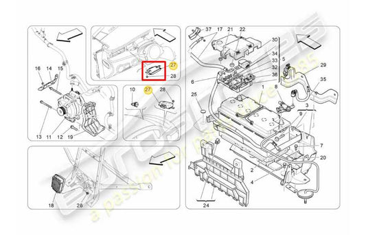 2017-21 Maserati Ghibli 3.0L Voltage Stabilizer Power Inverter Module 675000786 - Alshned Auto Parts
