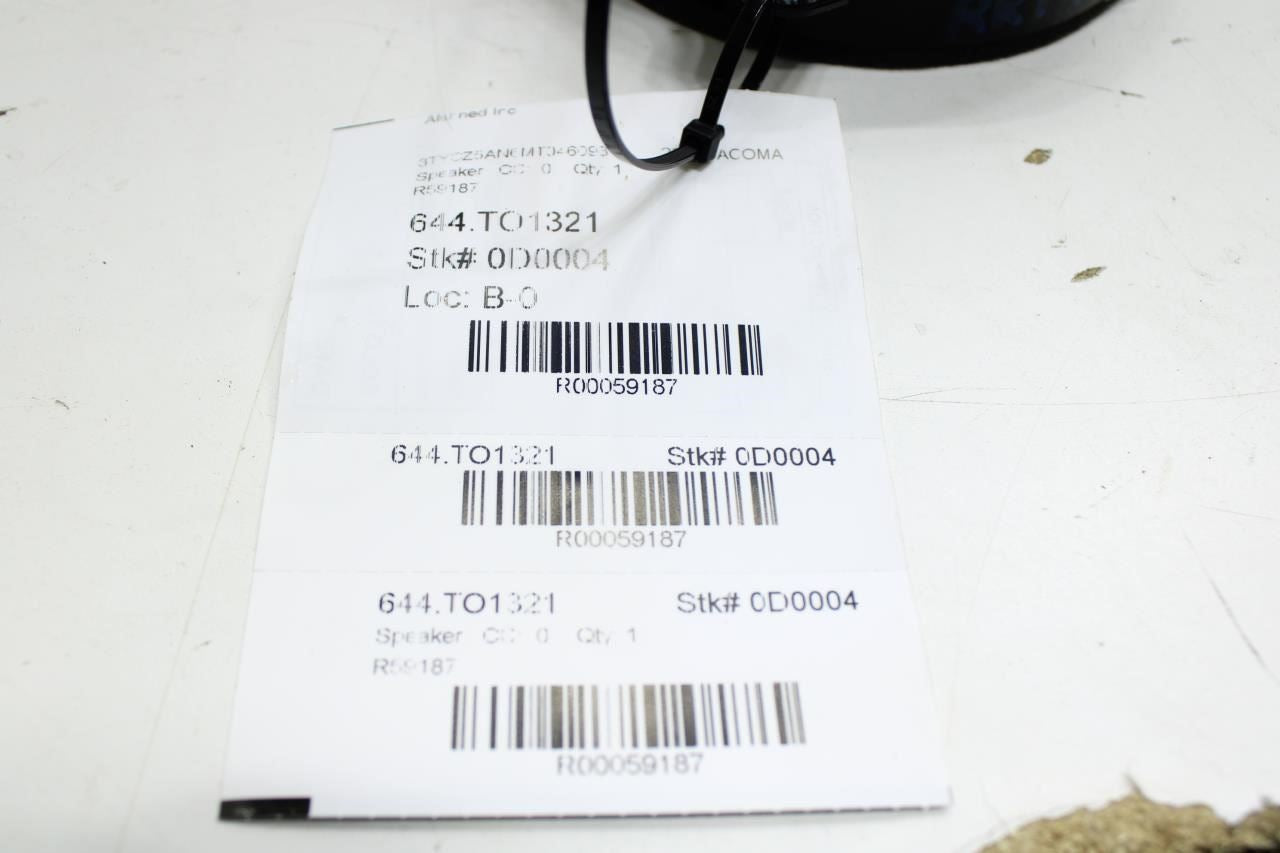 2019-2024 Toyota Tacoma RR Right Passenger Side Door Audio Speaker 86160-02B40 - Alshned Auto Parts