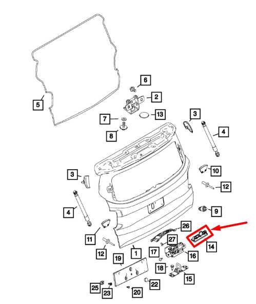 18-23 Jeep Renegade Liftgate Tailgate Open Door Handle Release Switch 68428989AA - Alshned Auto Parts