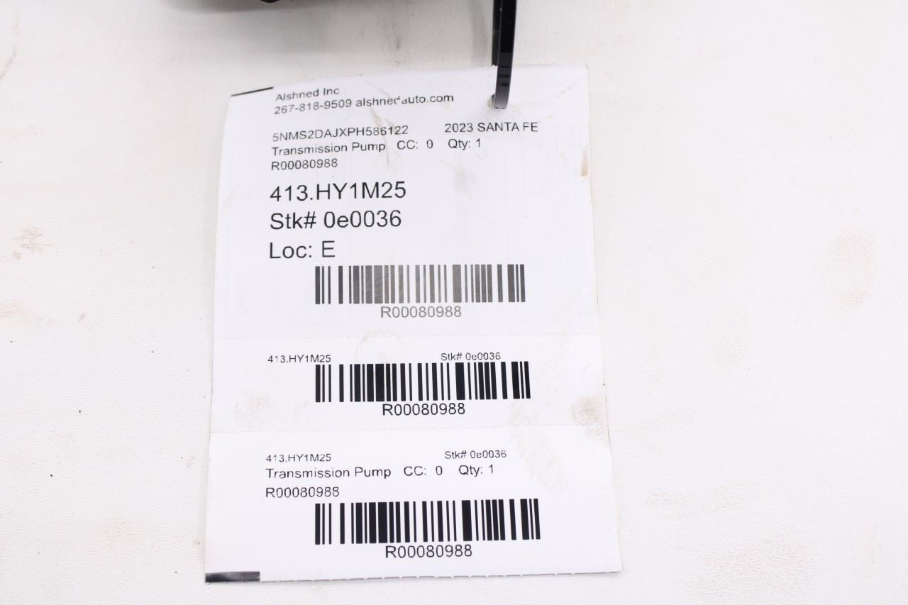 2019-23 Hyundai Santa Fe SEL 2.5L Auto Transmission Electric Oil Pump 461102F61011