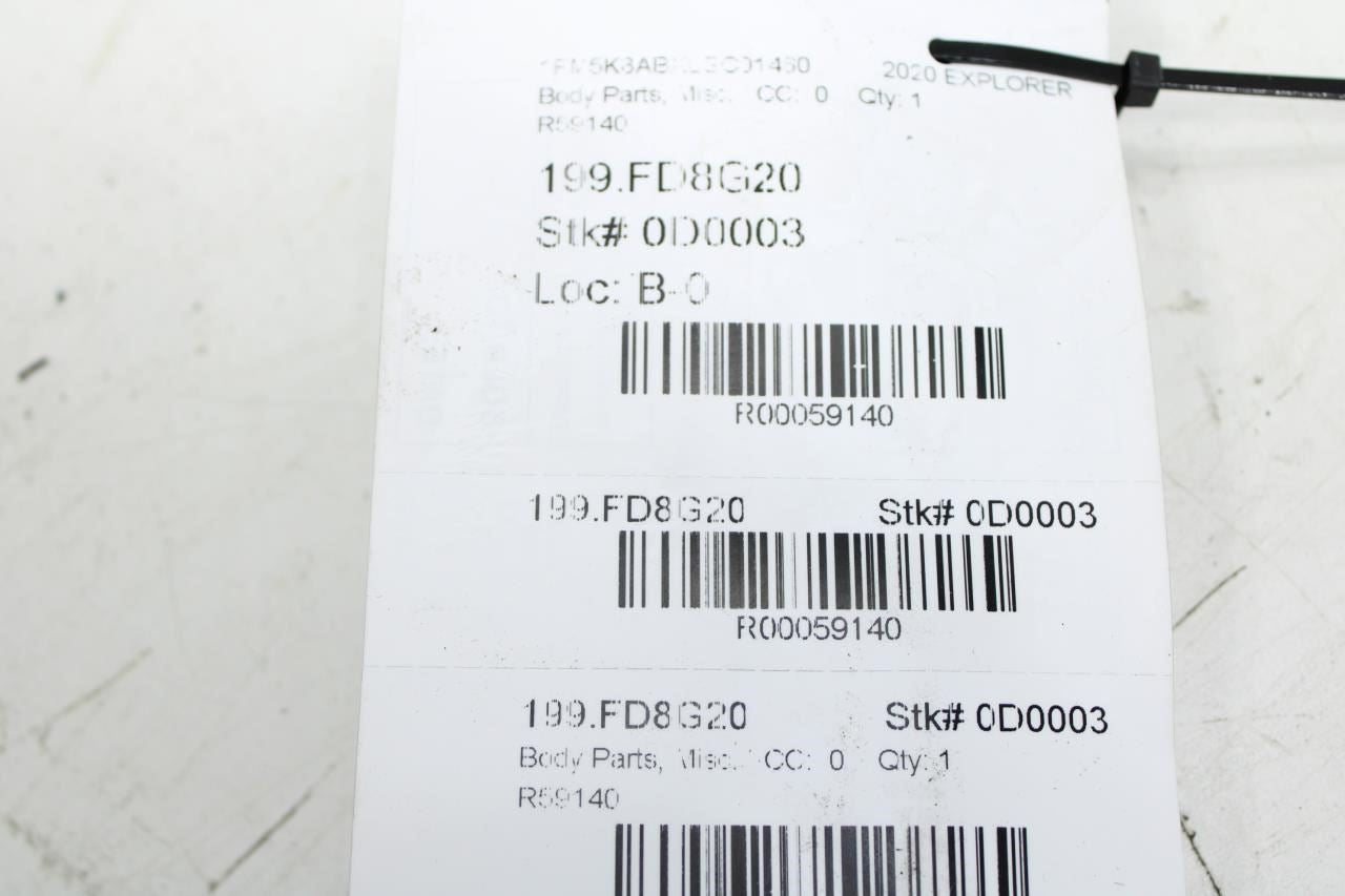 20-25 Ford Explorer Police Rear Right Door Weatherstrip On Body LB5Z-78253A10-A - Alshned Auto Parts