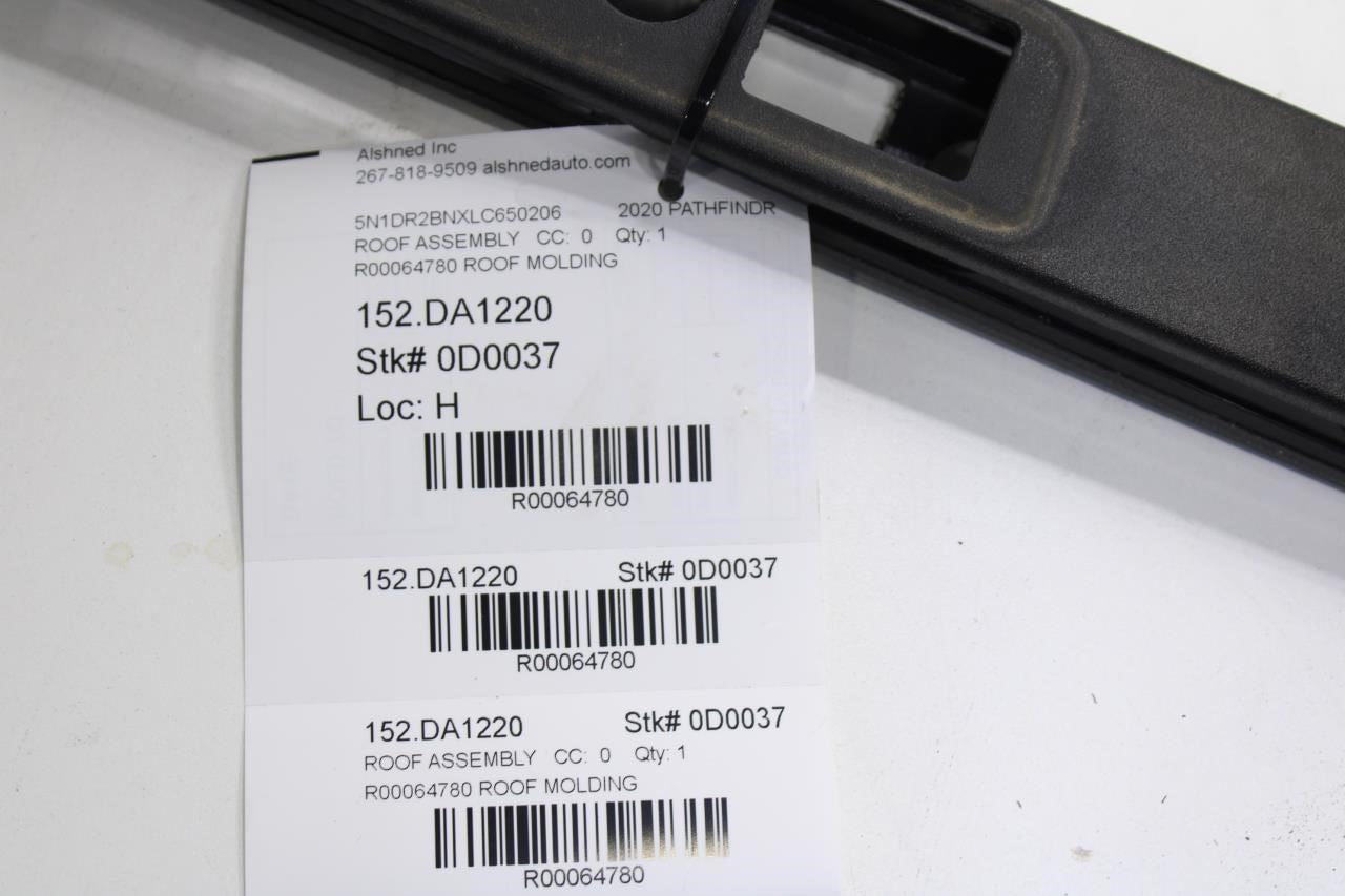 2015-2020 Nissan Pathfinder SV Left and Right Upper Roof Molding 73852-9PA0A OEM - Alshned Auto Parts