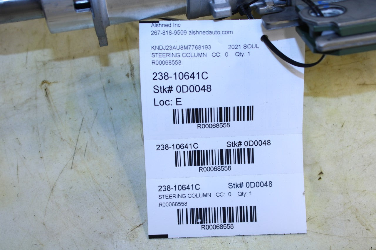 2020-2022 Kia Soul LX 2.0L FWD Steering Column Assembly 56300K0000 OEM - Alshned Auto Parts