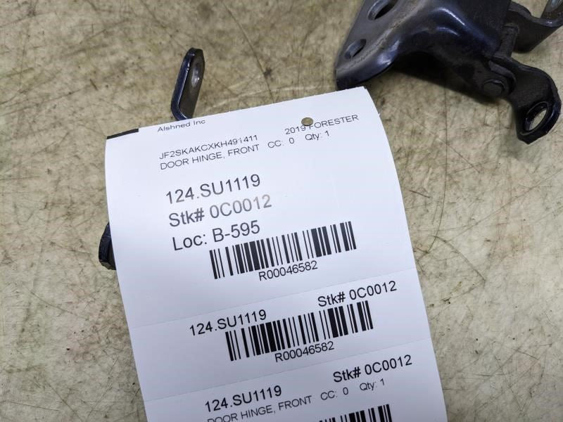 19-21 Subaru Forester FR LH Door Hinge Low & Up Set 60079SJ030 60079SJ010 - Alshned Auto Parts