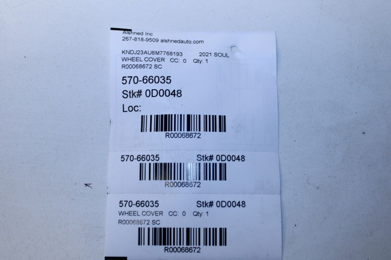 2020-2022 Kia Soul LX 16'' Wheel Cover HubCap Set of 4 52970-K0000 OEM *ReaD* - Alshned Auto Parts