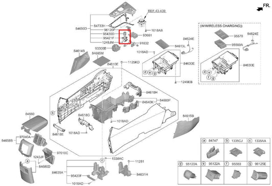 2023-25 Kia Sportage Hybrid EX 1.6L AWD Engine Start Stop Ignition Switch Button - Alshned Auto Parts