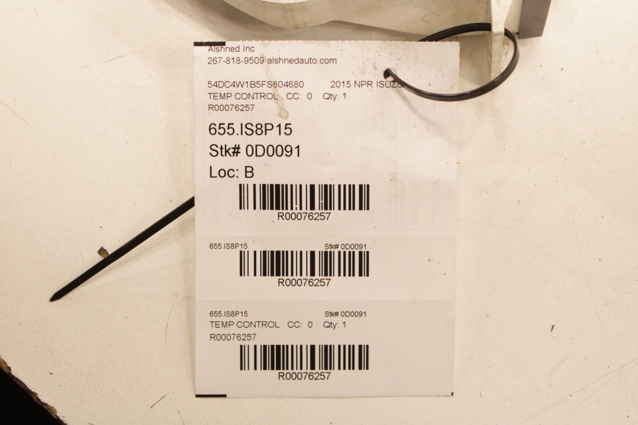 2012-2020 ISUZU NPR HD AC Heater Temperature Climate Control Panel 8980373654 - Alshned Auto Parts