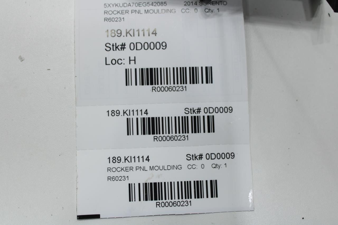 11-15 Kia Sorento EX Driver Left Side Rocker Molding Trim Panel 87751-2P000 OEM - Alshned Auto Parts