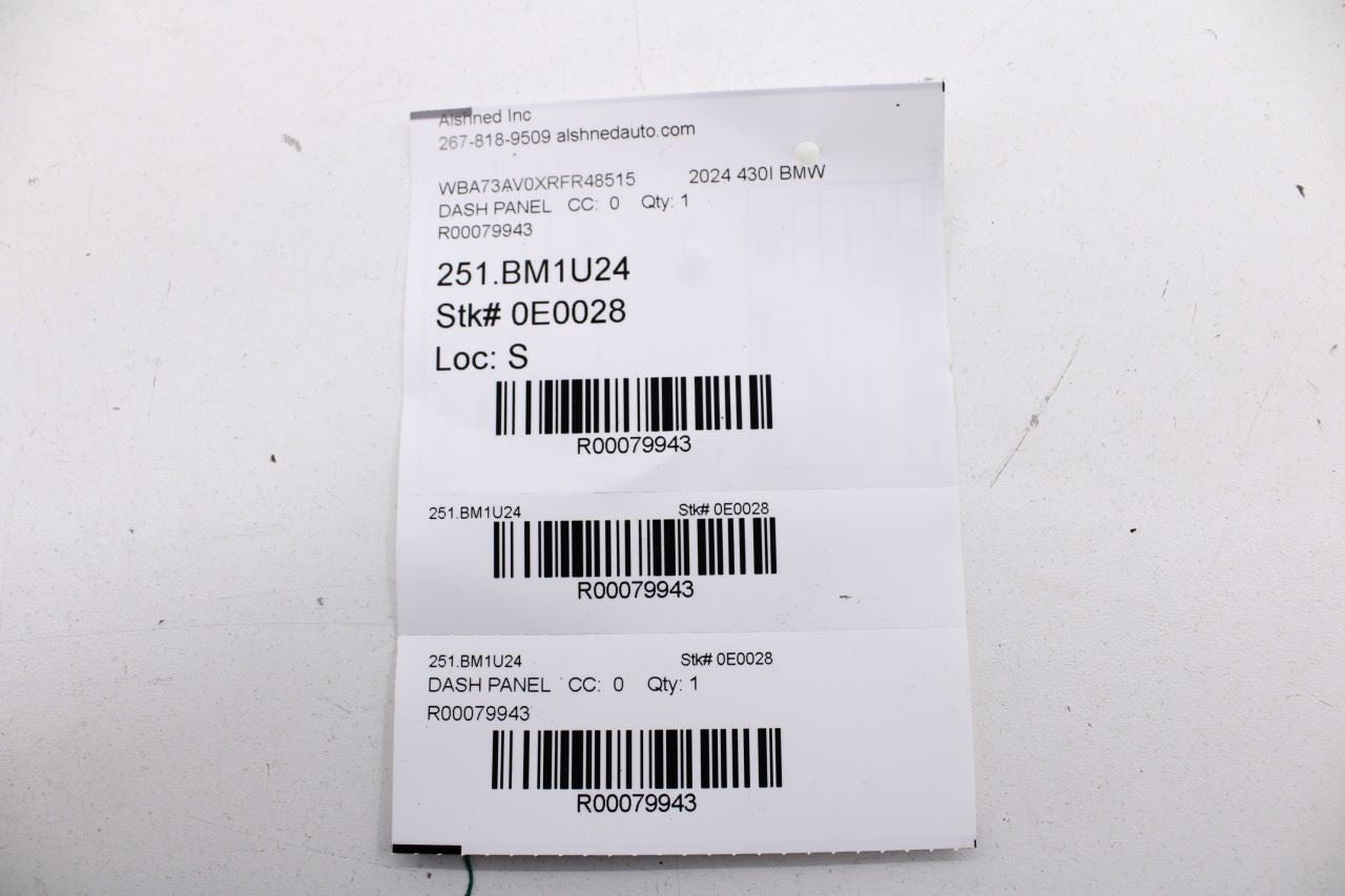 2023-25 BMW 430i Gran Coupe xDrive Dash Left Headlamp Control Switch 61315A16B17 - Alshned Auto Parts