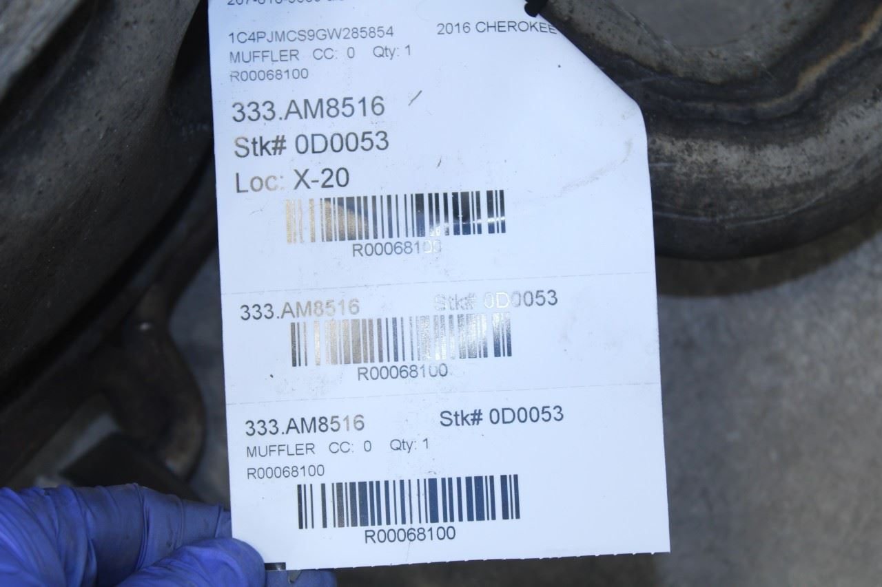 2015-22 Jeep Cherokee 75th Anniversary 3.2L Rear Exhaust Muffler 68238700AA OEM - Alshned Auto Parts