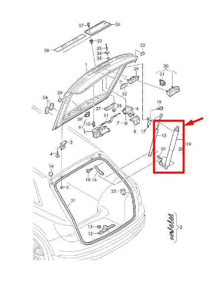 19-24 Audi Q3 S Line RR RH and LH Liftgate Power Lift Cylinder Strut 83A827851E - Alshned Auto Parts