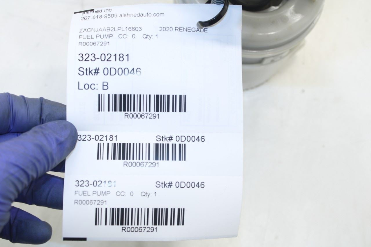 2015-2021 Jeep Renegade Sport 2.4L FWD Fuel Pump Assembly 52029625AA OEM - Alshned Auto Parts