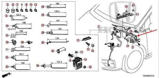 21-24 Honda Odyssey Touring 3.5L LH Side Engine Wire Harness 32120-THR-A42 *ReaD - Alshned Auto Parts
