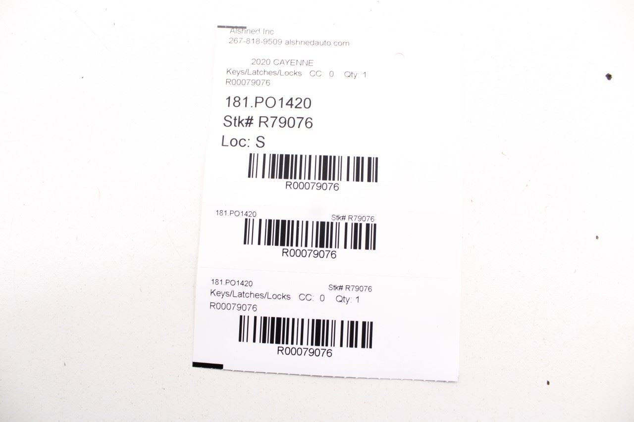 19-25 Porsche Cayenne Smart Key Keyless Remote Entry Fob Transmitter V04016001BH - Alshned Auto Parts