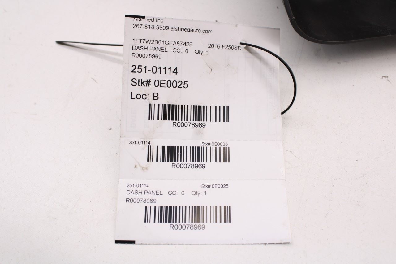 2013-2016 Ford F250 Lariat Steering Column Shroud Cover Trim BC34-3F832-CEW OEM - Alshned Auto Parts