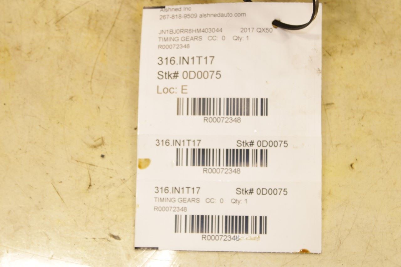 2014-2017 Infiniti QX50 3.7L Left Side Engine VVT Variable Valve Timing Actuator - Alshned Auto Parts