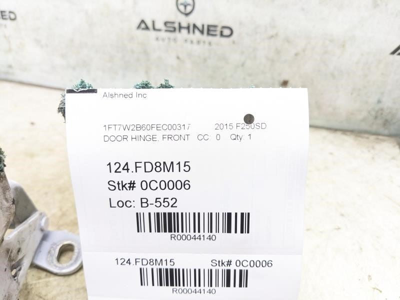 1999-16 Ford F250SD Front Left Door Upper & Lower Hinge F81Z-2522800-AA OEM - Alshned Auto Parts