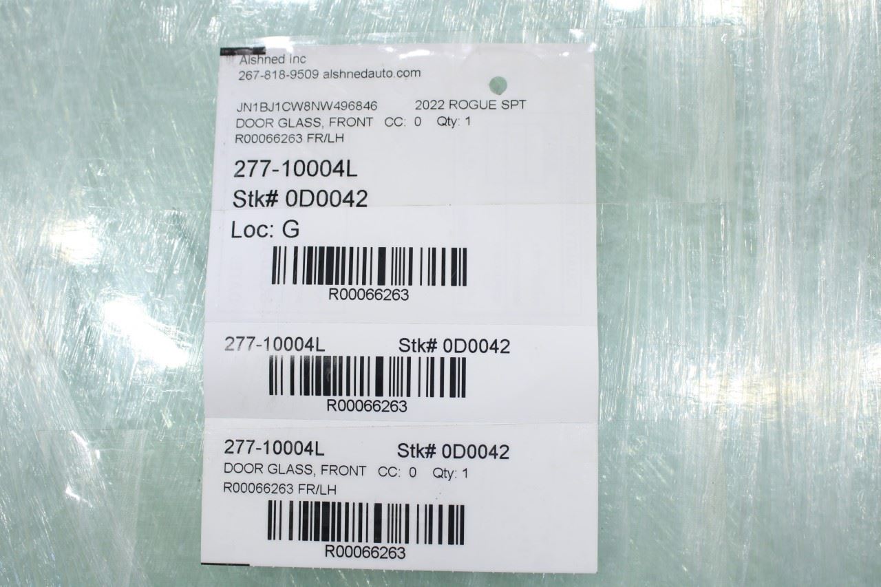 2017-2022 Nissan Rogue Sport SL AWD Front Left Driver Side Door Window Glass - Alshned Auto Parts