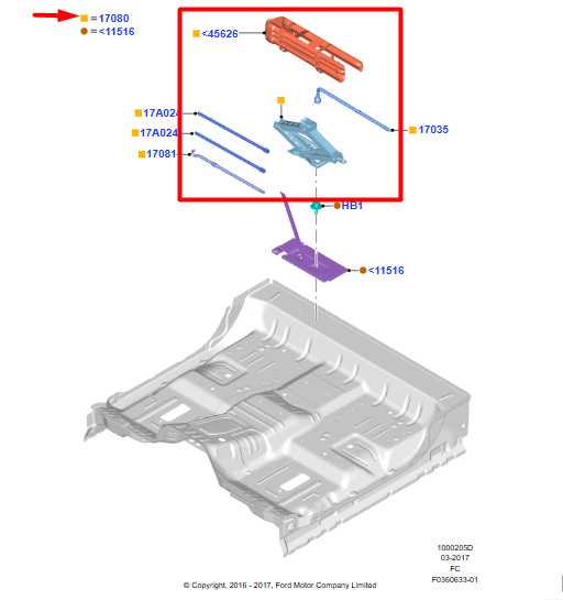 2015-2020 Ford F150 XL Super Cab 2.7L 4WD Lift Jack and Tool Kit w/ Tools Cover - Alshned Auto Parts