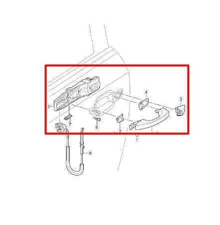 19-24 Audi Q3 S Line Rear Right Side Door Exterior Handle 5G0-837-206-R-GRU OEM - Alshned Auto Parts