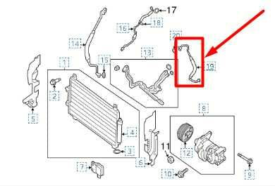 2014-2020 Infiniti QX60 AC Air Conditioning Discharge Hose Line 92490-9NB0A OEM - Alshned Auto Parts