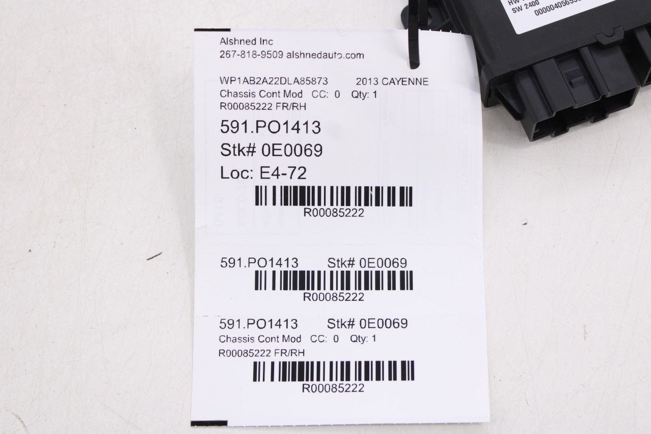 2013-2014 Porsche Cayenne S Front Right Passenger Side Power Seat Control Module10