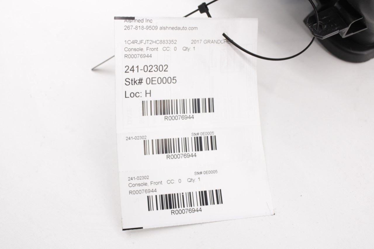 14-21 Jeep Grand Cherokee Center Console Split Bin Storage Box C01374003BL *ReaD - Alshned Auto Parts