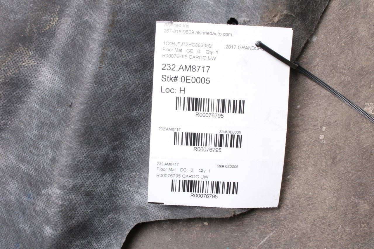 11-19 Jeep Grand Cherokee Summit Rear Trunk Cargo Spare Floor Carpet Liner Cover - Alshned Auto Parts
