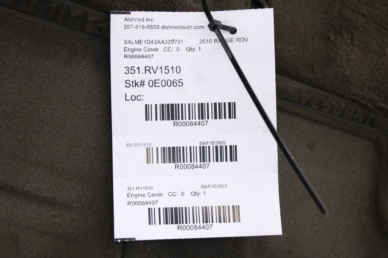 10-12 Land Rover Range Rover HSE 5.0L Engine Appearance Motor Cover LR010875 OEM10
