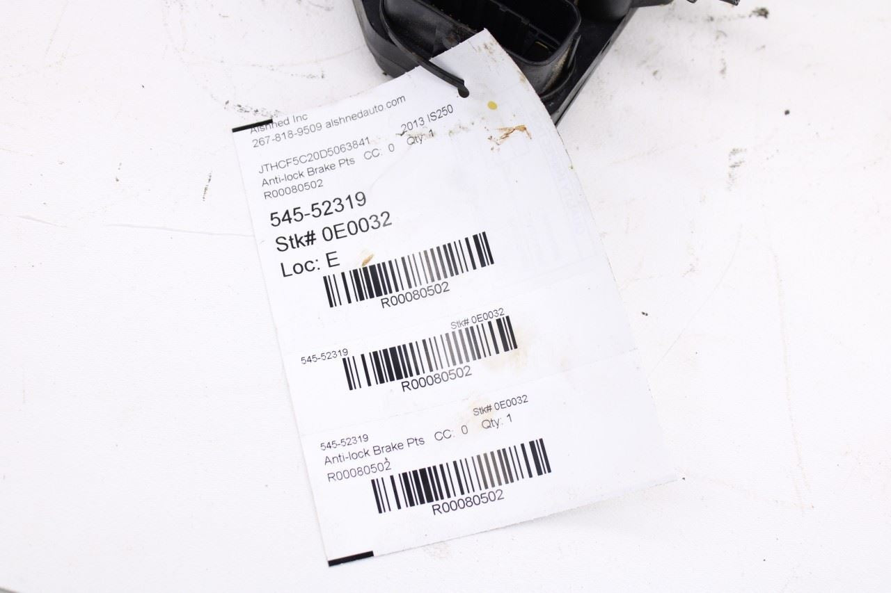11-2013 Lexus IS250 2.5L ABS Anti Lock Brake Pump Control Module 44540-53510 OEM - Alshned Auto Parts