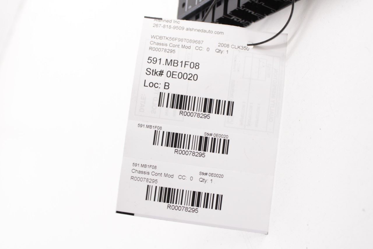 2006-2009 Mercedes-Benz CLK 350 Front Right Power Seat Memory Control Module OEM - Alshned Auto Parts