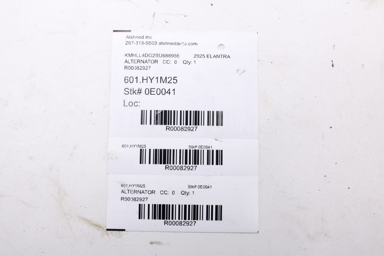 21-26 Hyundai Elantra SE 2.0L Alternator 13.5V 150A Engine Generator 37300-2J35511