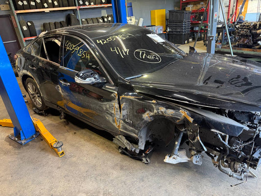 Donor vehicle 2018 Infiniti Q50 3.0T Luxe Black - Alshned Auto Parts